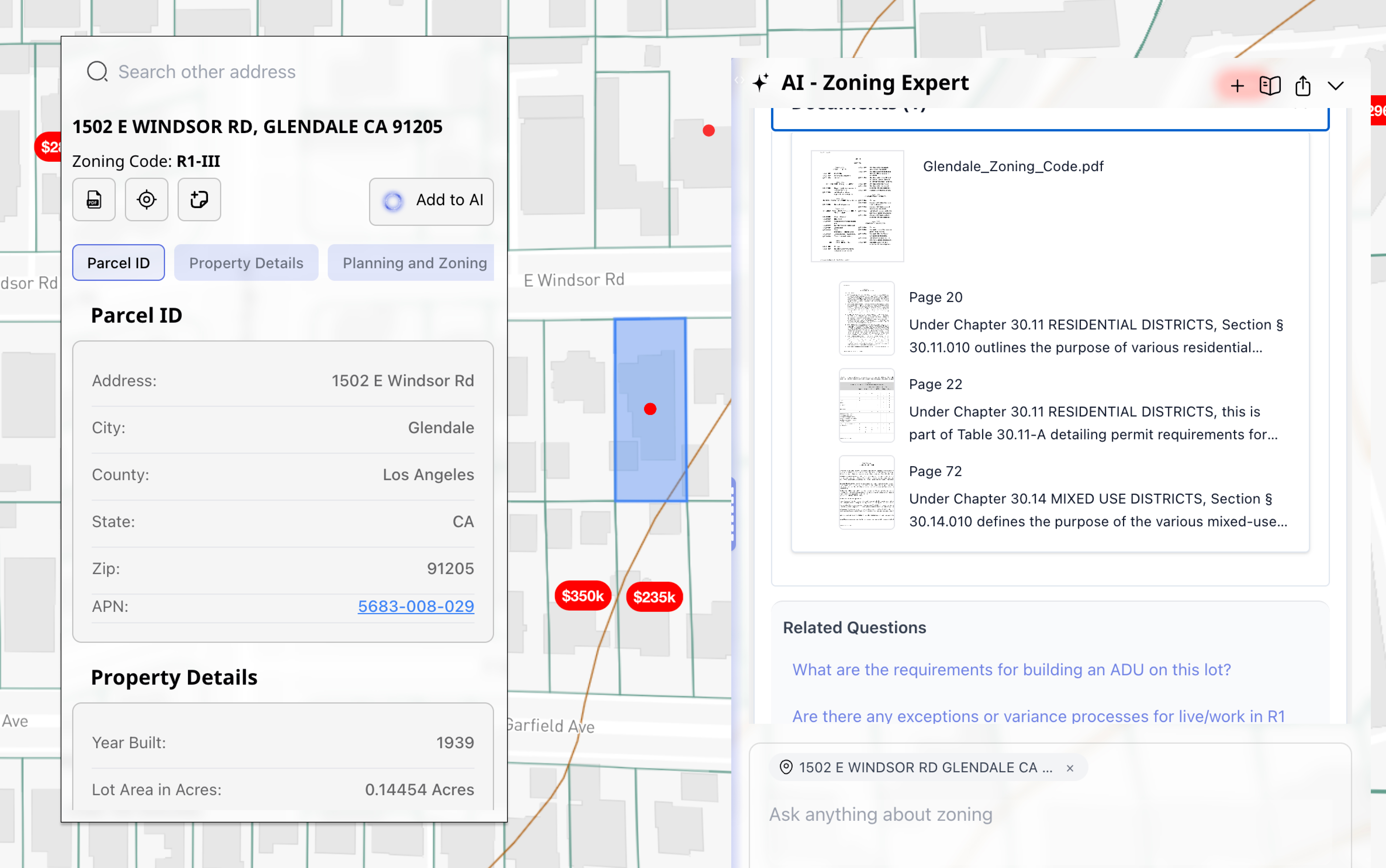  AI property feasibility researcher of Los Angeles – ArchiWise AI Property Researcher