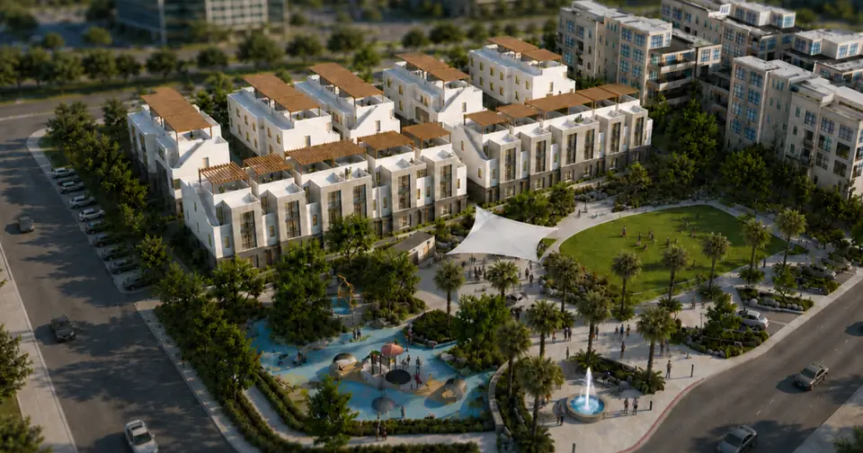 Shea Homes to Build 23 Townhomes at Newport Beach's Uptown Newport Village