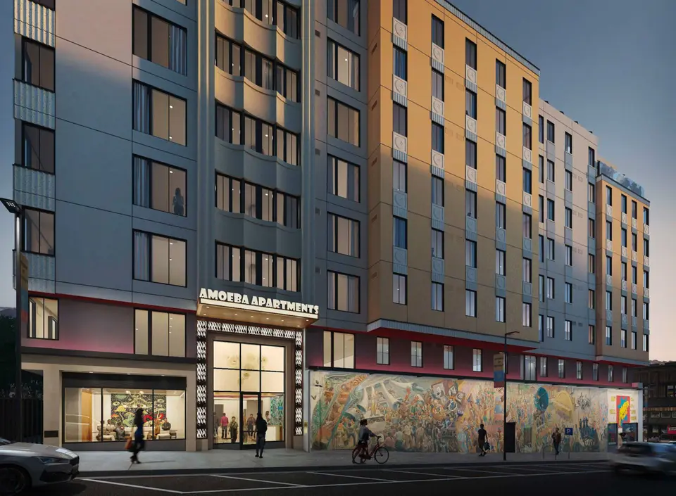 Berkeley Reviews Eight-Story Mixed-Use Proposal Above Amoeba Music Site