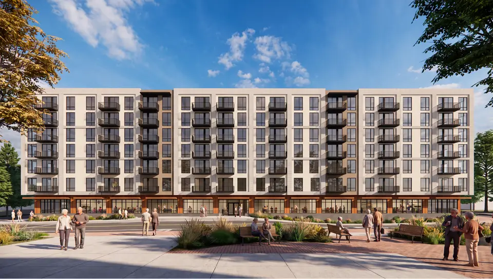 San Rafael's Fourth Street Market Hall Project Scales Down to Eight Stories for Senior Living