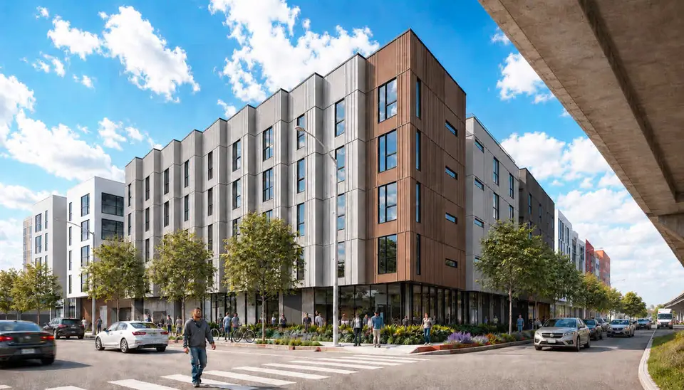 New Renderings Detail 66-Unit Senior Affordable Housing Project at Oakland's 430 Broadway